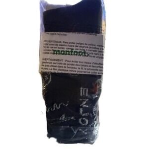 Monfoot Navy Surfer Crew Socks 1PK Size Medium